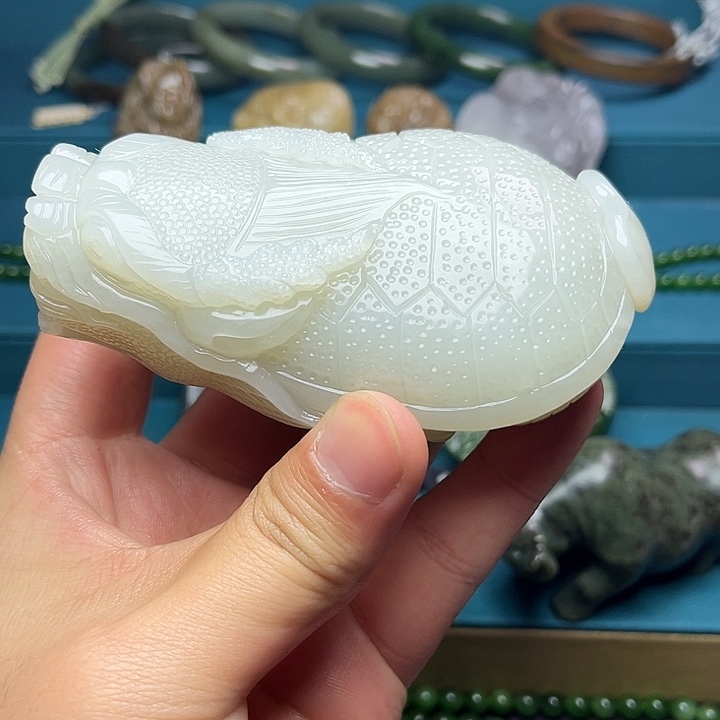 大***眼和田玉未镶嵌挂件