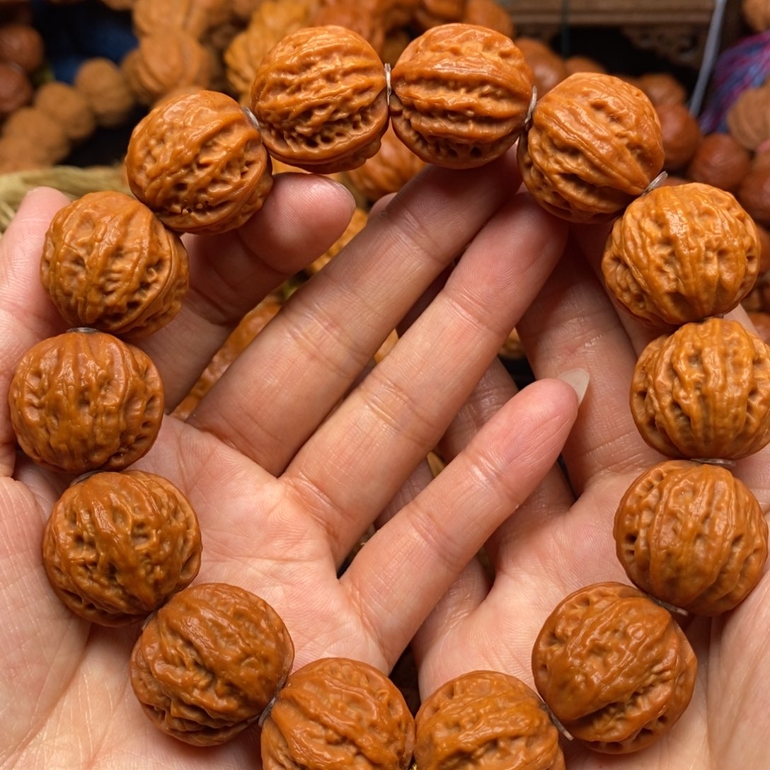 桃核手串粗筋八棱