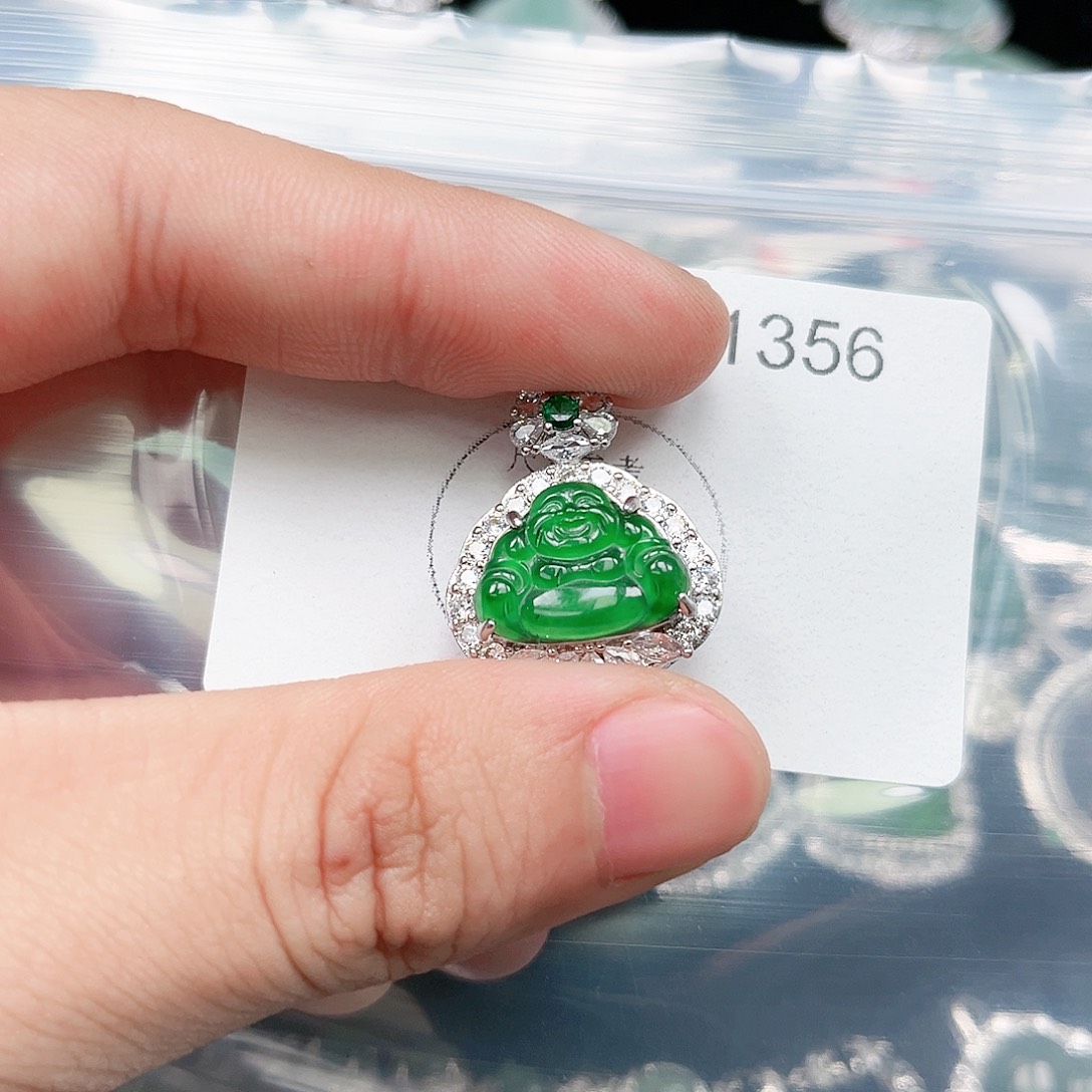 翡翠颈饰未镶嵌翡翠1356