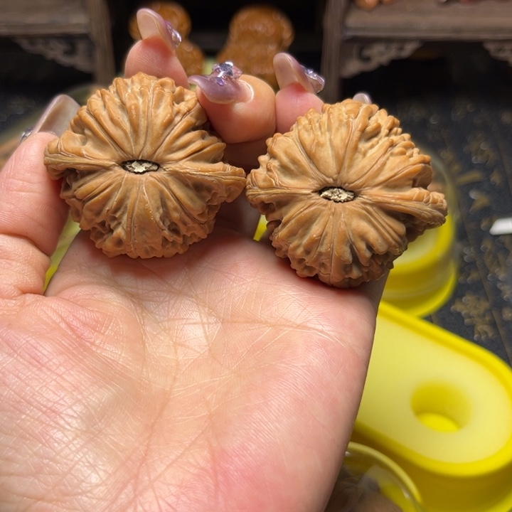 吊坠文玩核桃45磨盘