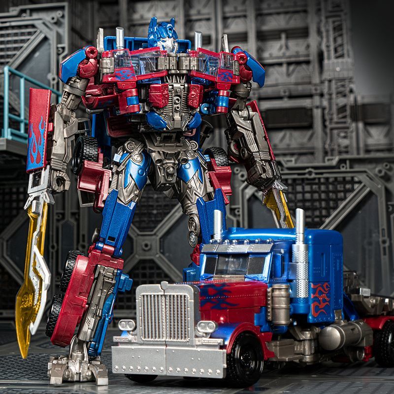  变形金刚儿童玩具擎天柱汽车机器人玩具3-6岁男孩大黄蜂模型