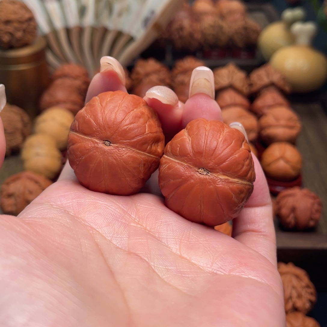 把件文玩核桃南瓜墩