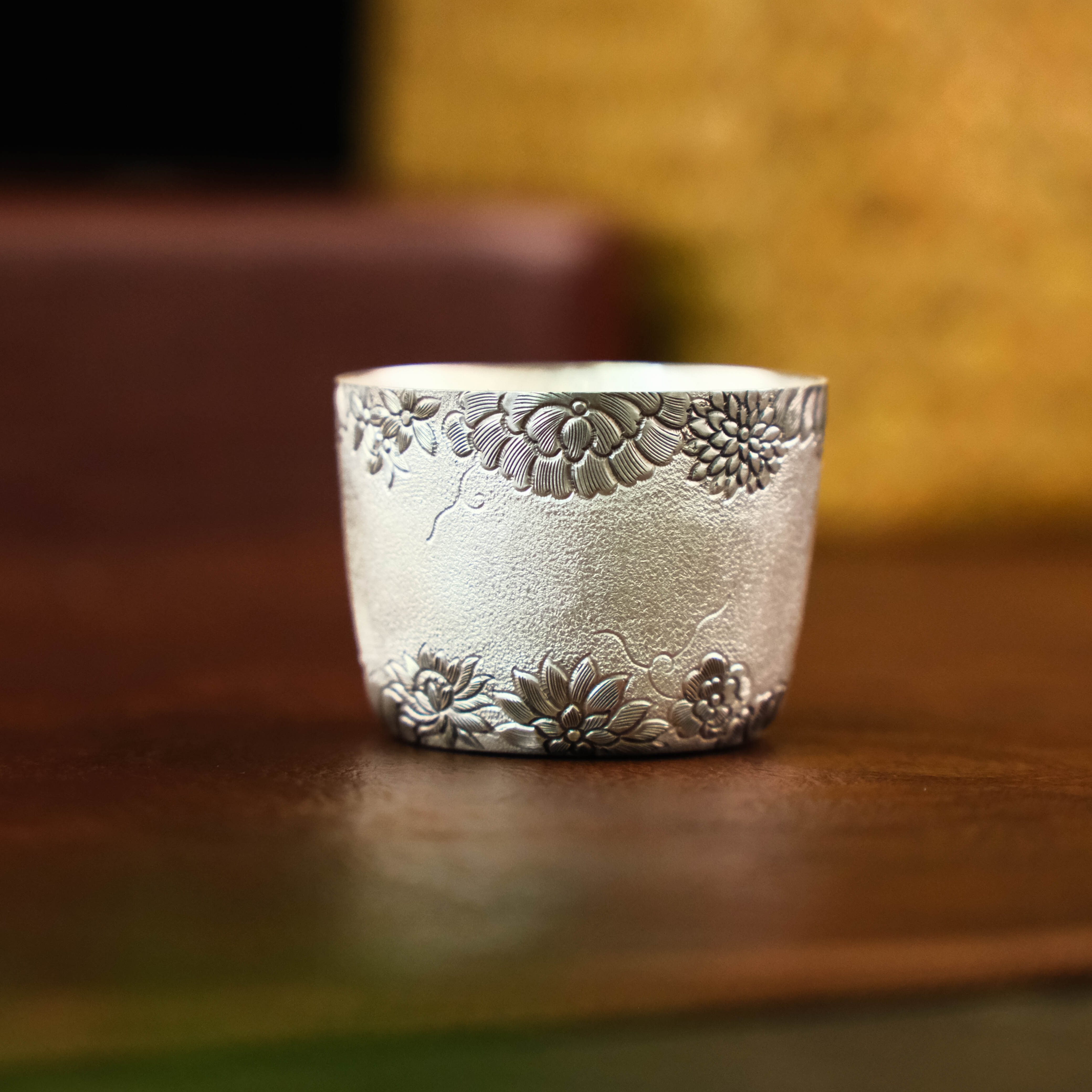 【大促】*壶尔摩斯《凝香主人杯》足银999 手工主人杯约30g60-70cc