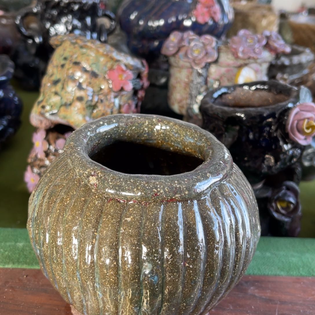 红陶卡*粗砂陶瓷花盆