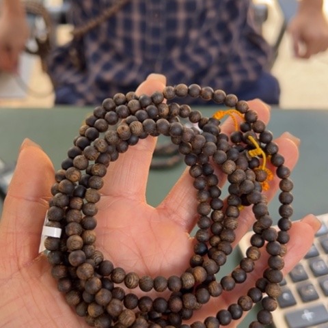 沉香手串红土乌身沉水卡0.5多样性发1串