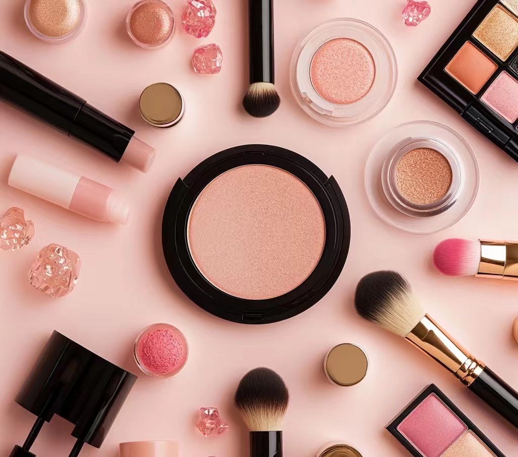 便携款可拆卸替换刷头蓝色柔软化妆刷