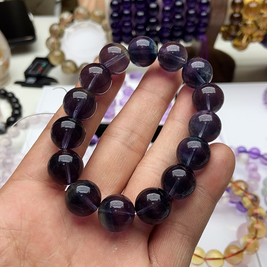 萤石手链未镶嵌阿*丶默认微瑕