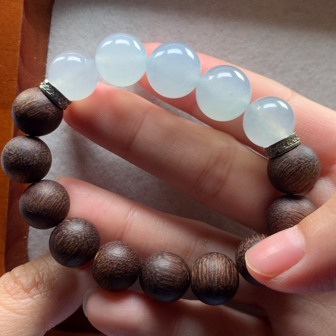 翡翠未镶嵌手链11.9-13mm