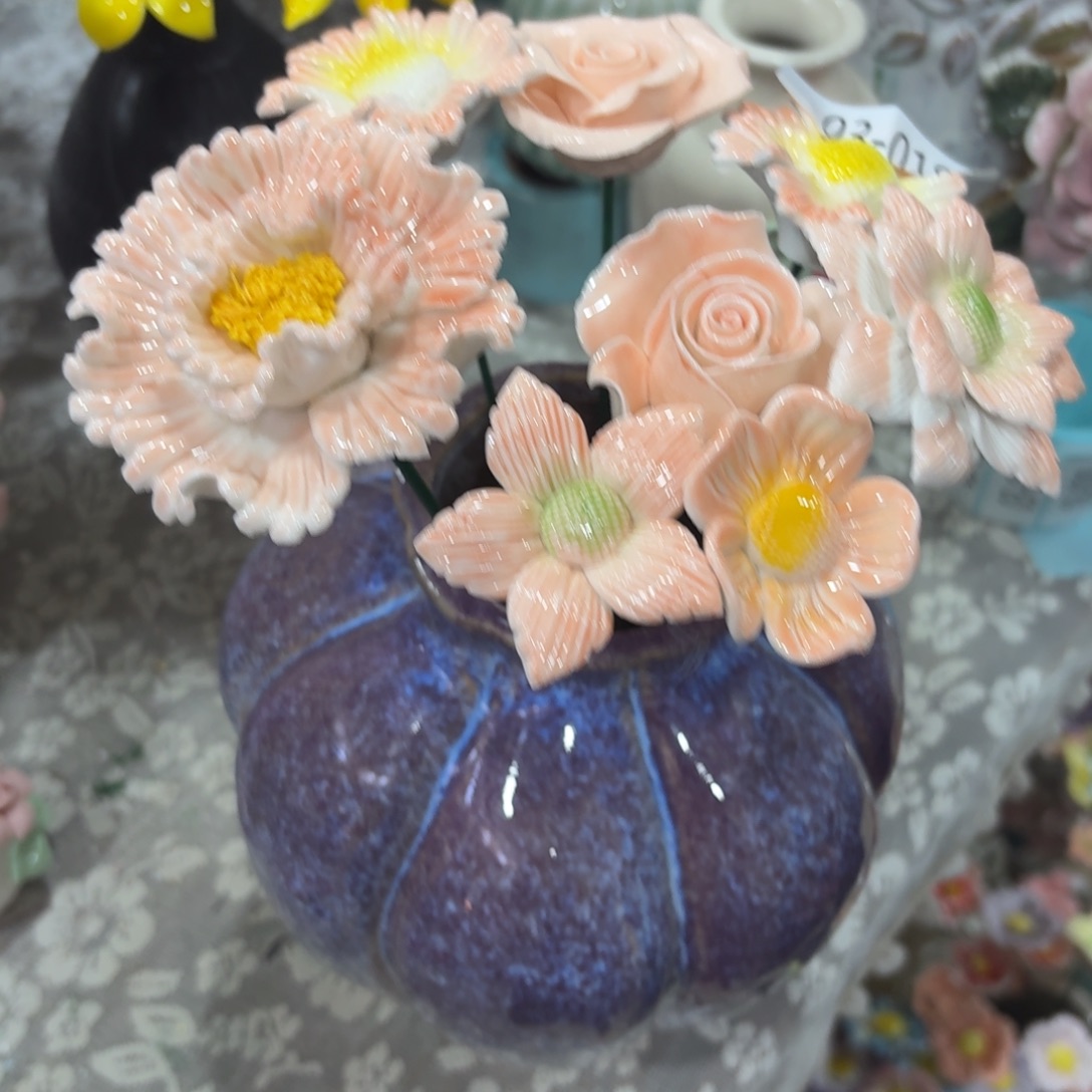 陶瓷花，20发货，退款拉黑，319