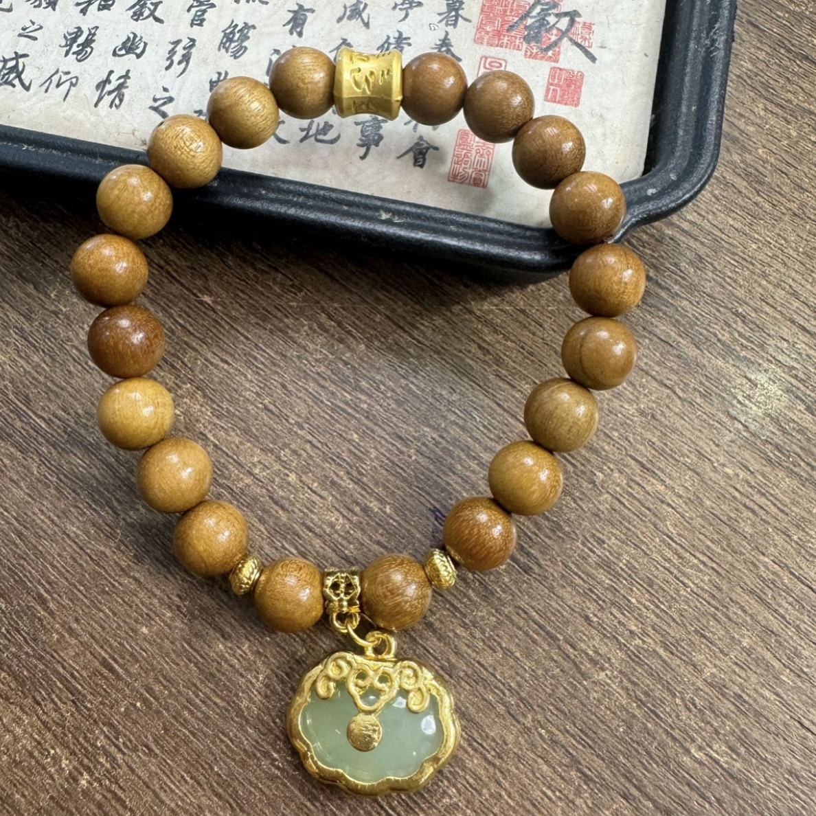 S-2222黄花梨单圈手串（无礼盒）