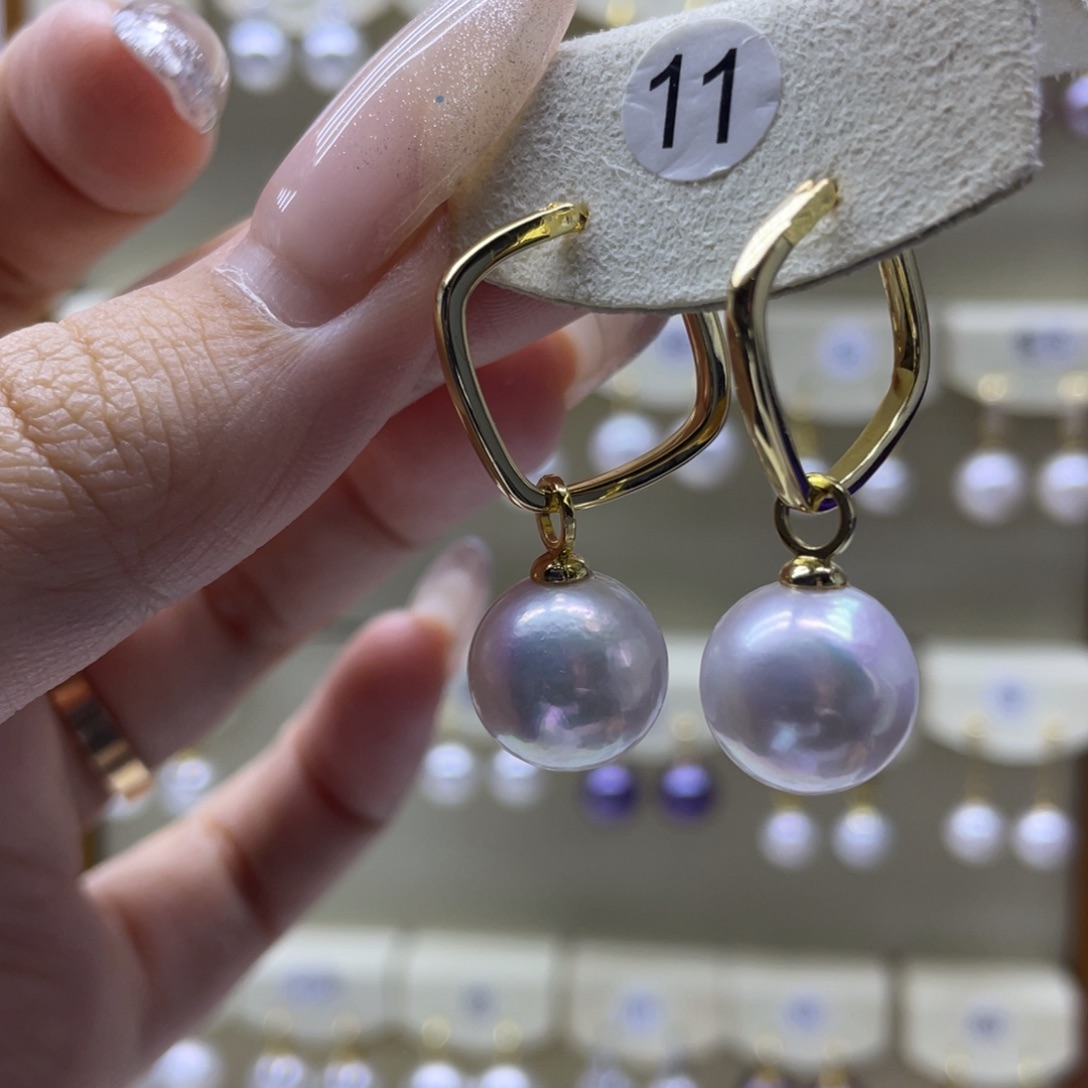 淡水珍珠耳饰未镶嵌