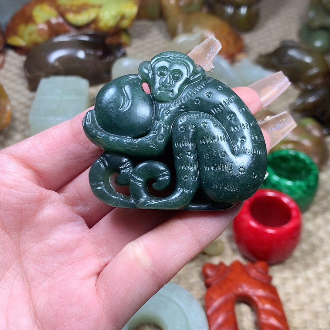白玉菩提吊坠挂件