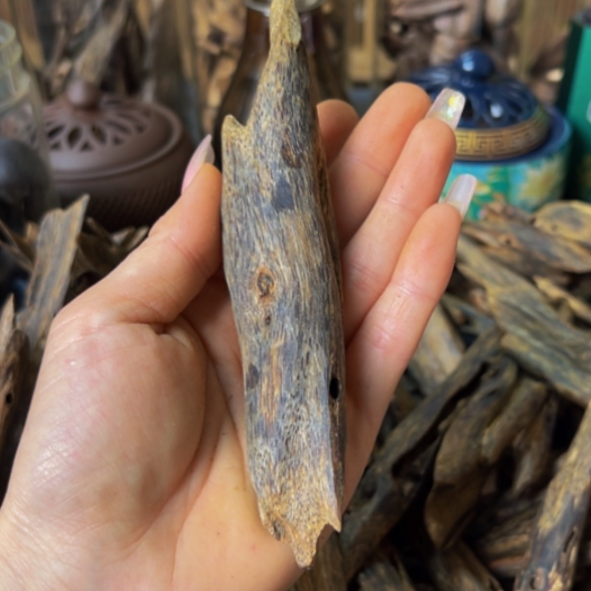 【闪购商品】沉香沉香碎屑七*海南奇楠天然虫漏高端老料31克