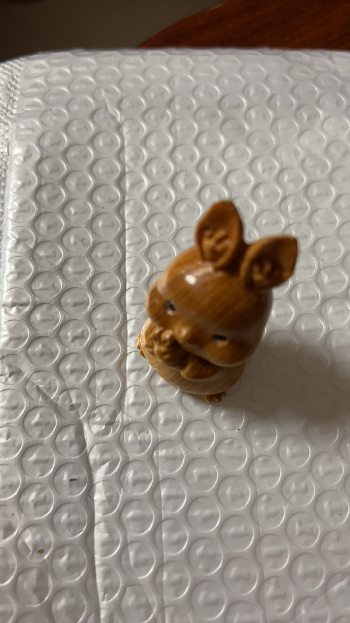 崖柏把件兔子随机发货