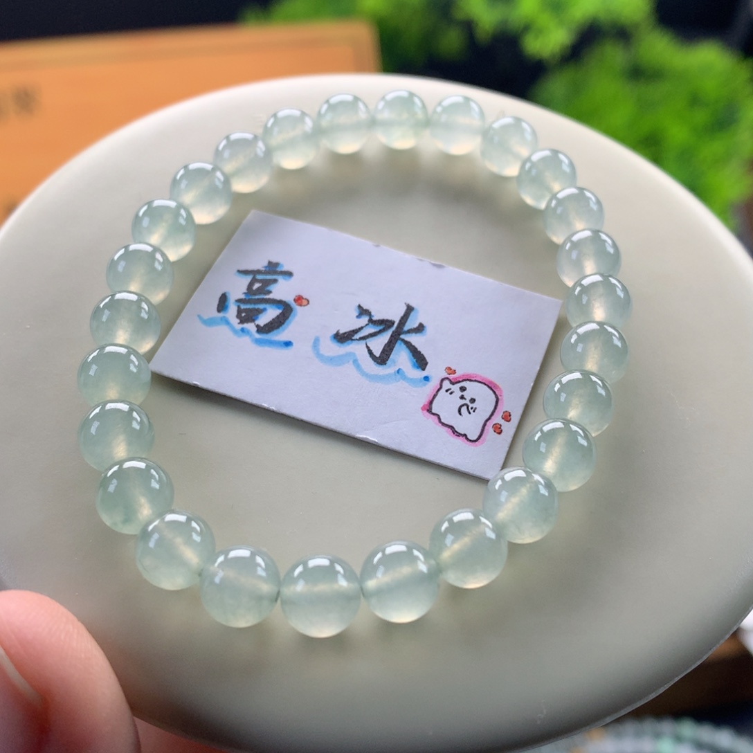 翡翠未镶嵌手链卡7