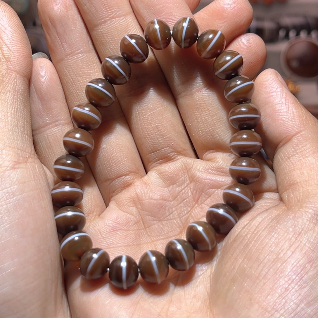 玛瑙/玉髓单珠未镶嵌