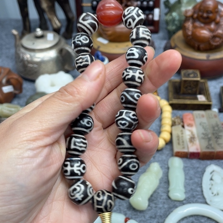 虎***哥木摆件一个小物件