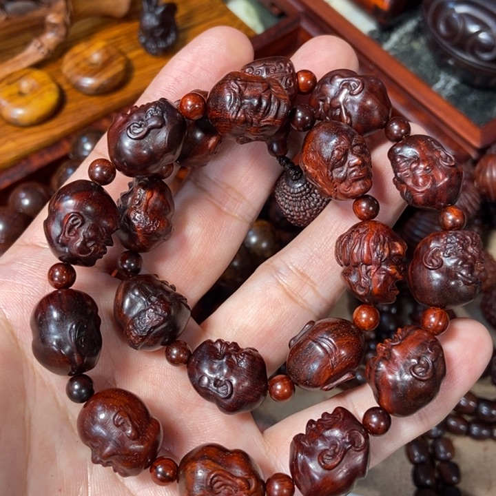 檀香紫檀（小叶紫檀）十八罗汉