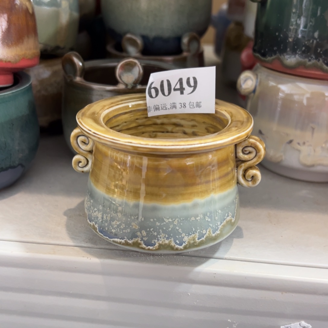 陶瓷景德镇手工花盆