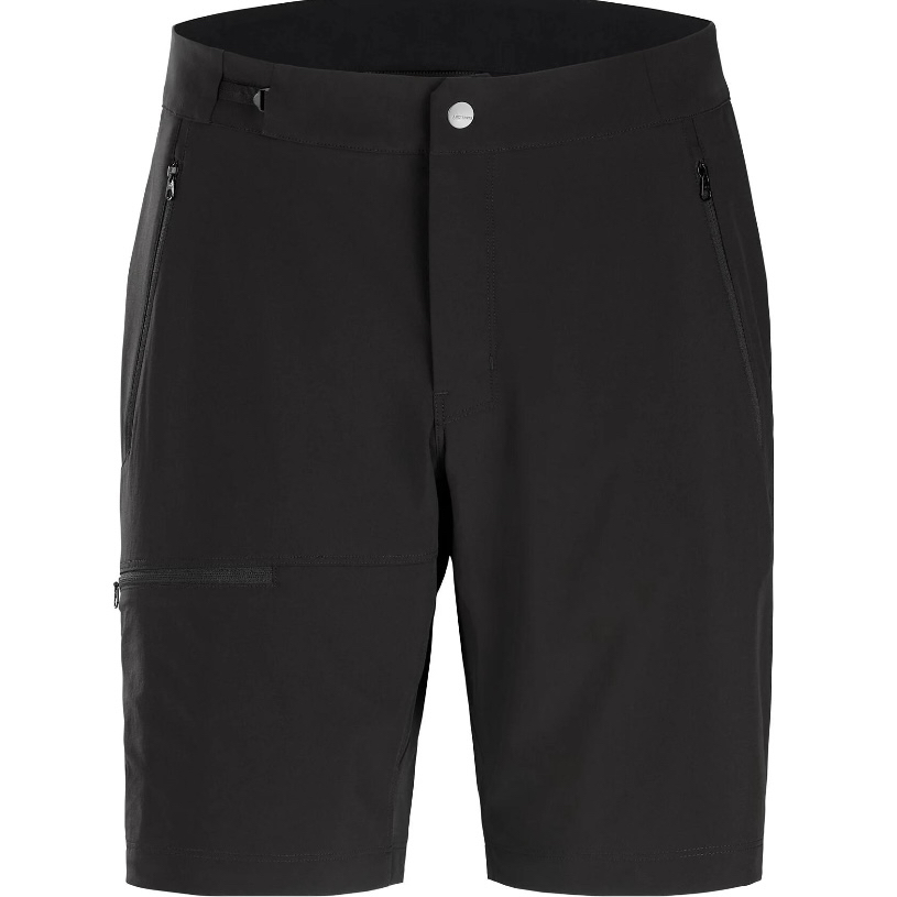 Arcteryx/始祖鸟GAMMA LIGHTWEIGHT Short 9Logo刺绣系扣直筒短裤