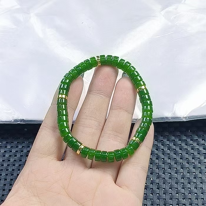 （聚宝严选）A606菠系菜切片DIY手串8妈妈款精致精美百搭时尚