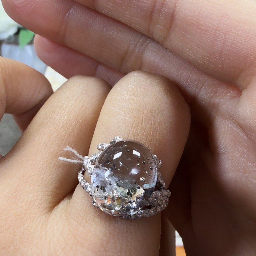 *****银S925镶嵌水晶戒指