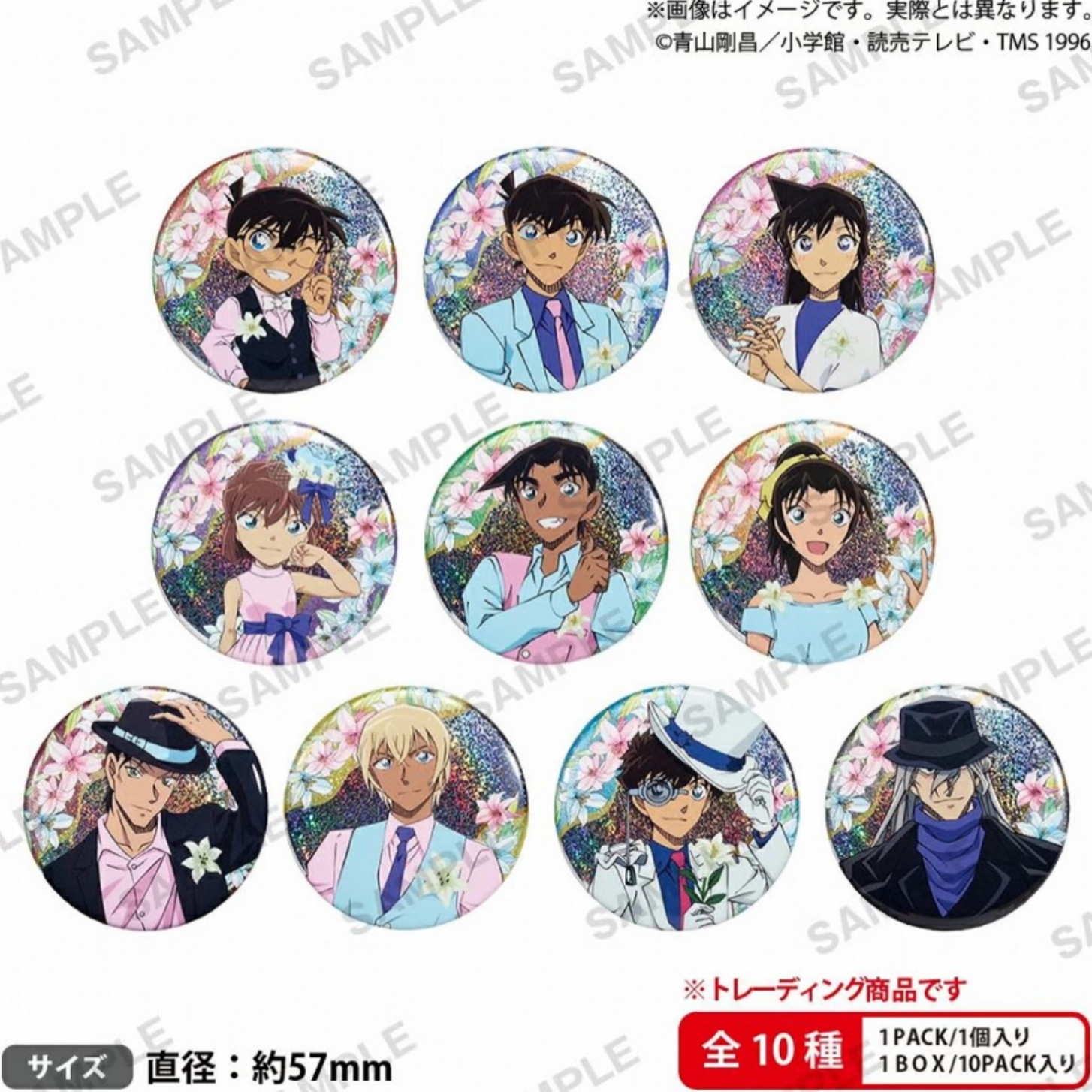 【琦琦日谷】名侦探柯南 粉色衬衫闪吧唧盲盒代拆【默认代拆】