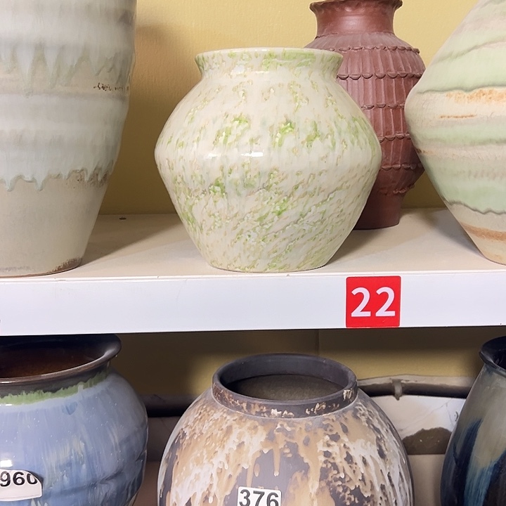 花瓶白泥高20口11。22