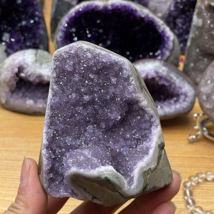 紫晶水晶软糖未镶嵌