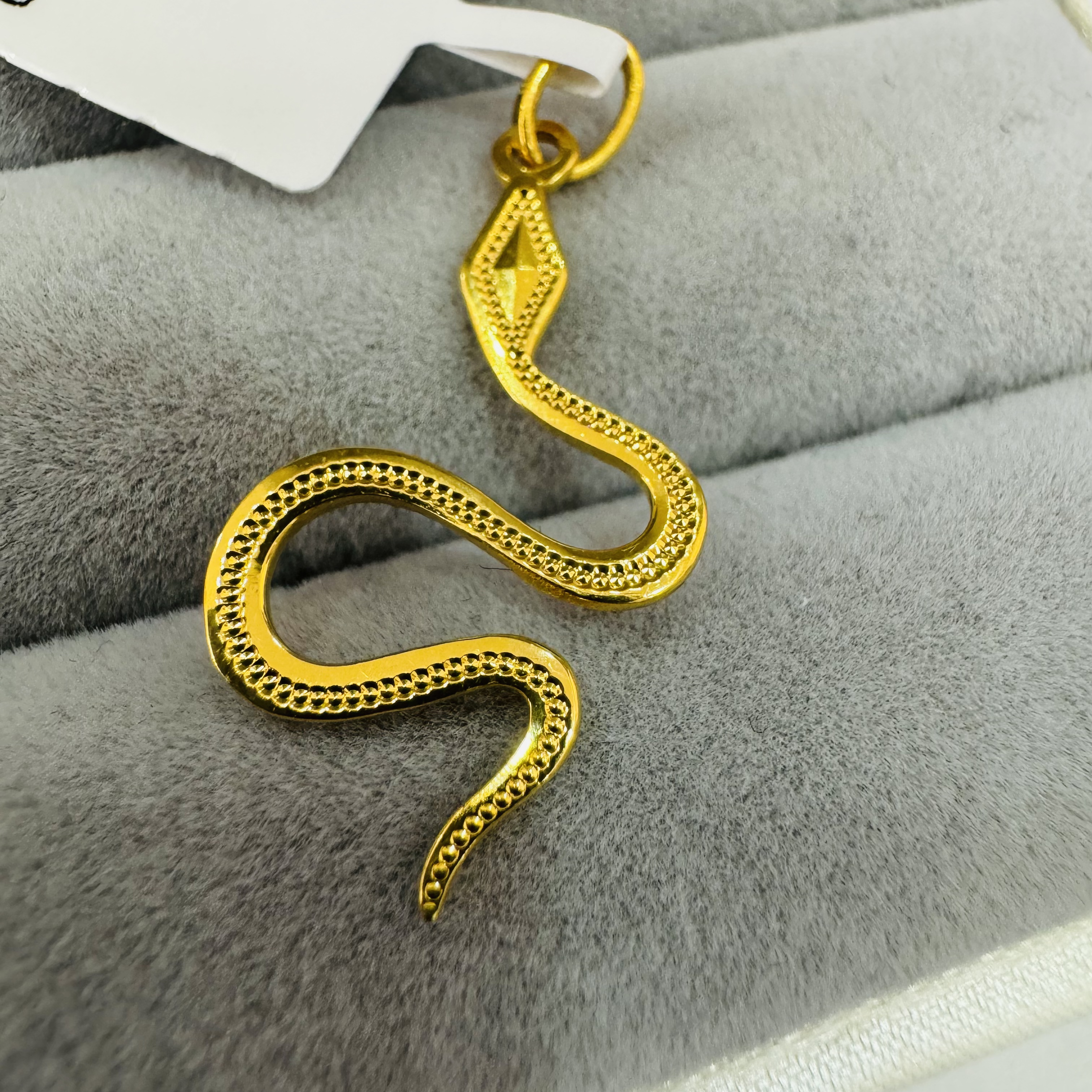 【夏夏专享】足金999饰品 小蛇 1.64 GP