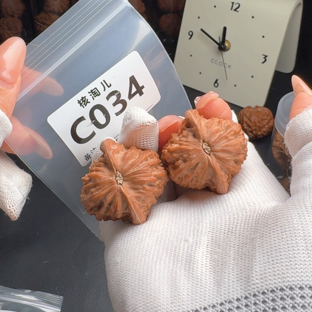 把件文玩核桃38磨盘C034