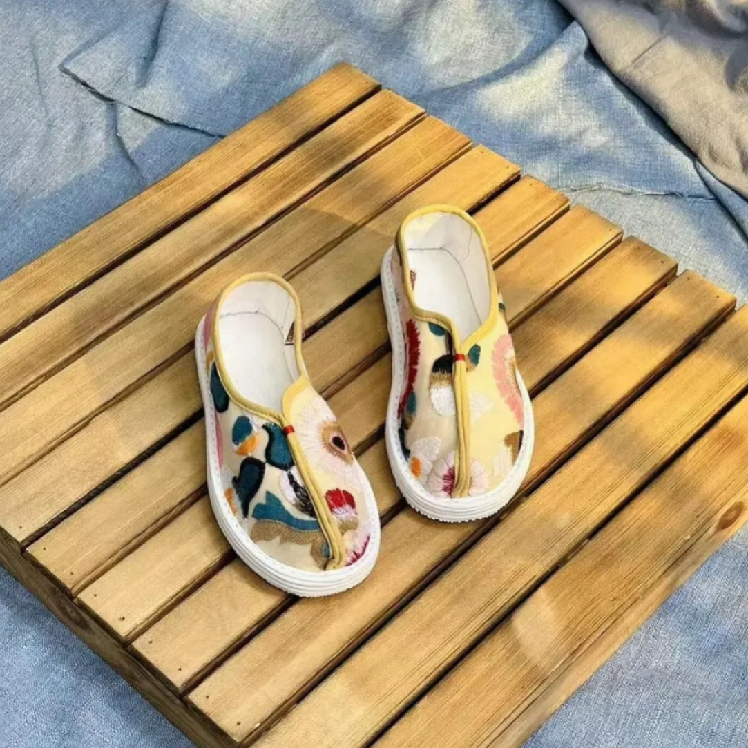 花田-【春季新款-西楚XICHU手工千层底布鞋】两片款