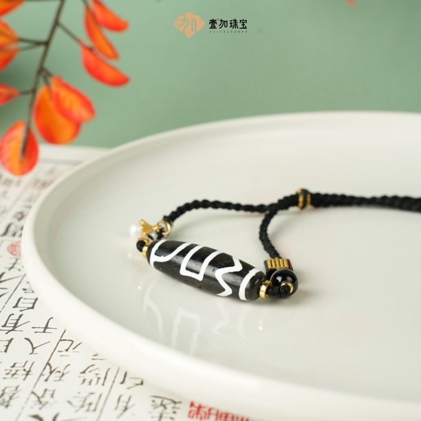 手工设计涂改液横版息增怀玛瑙项链0796Z