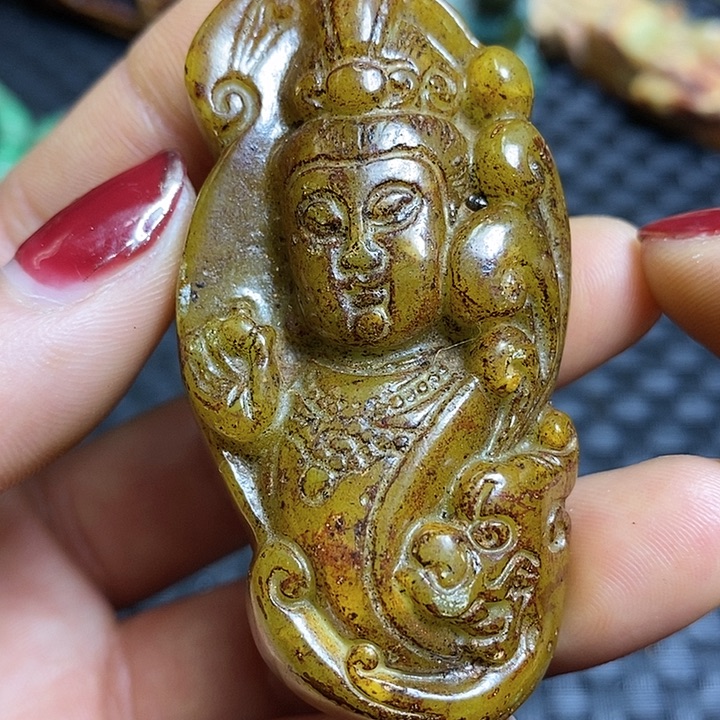 紫金钵盂菩提吊坠