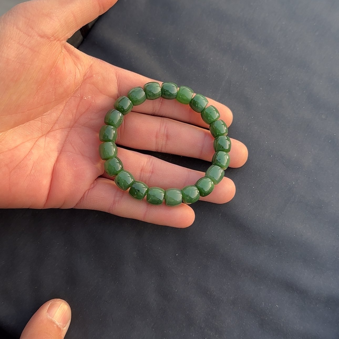 【闪购商品】和田玉手串未镶嵌碧玉手串