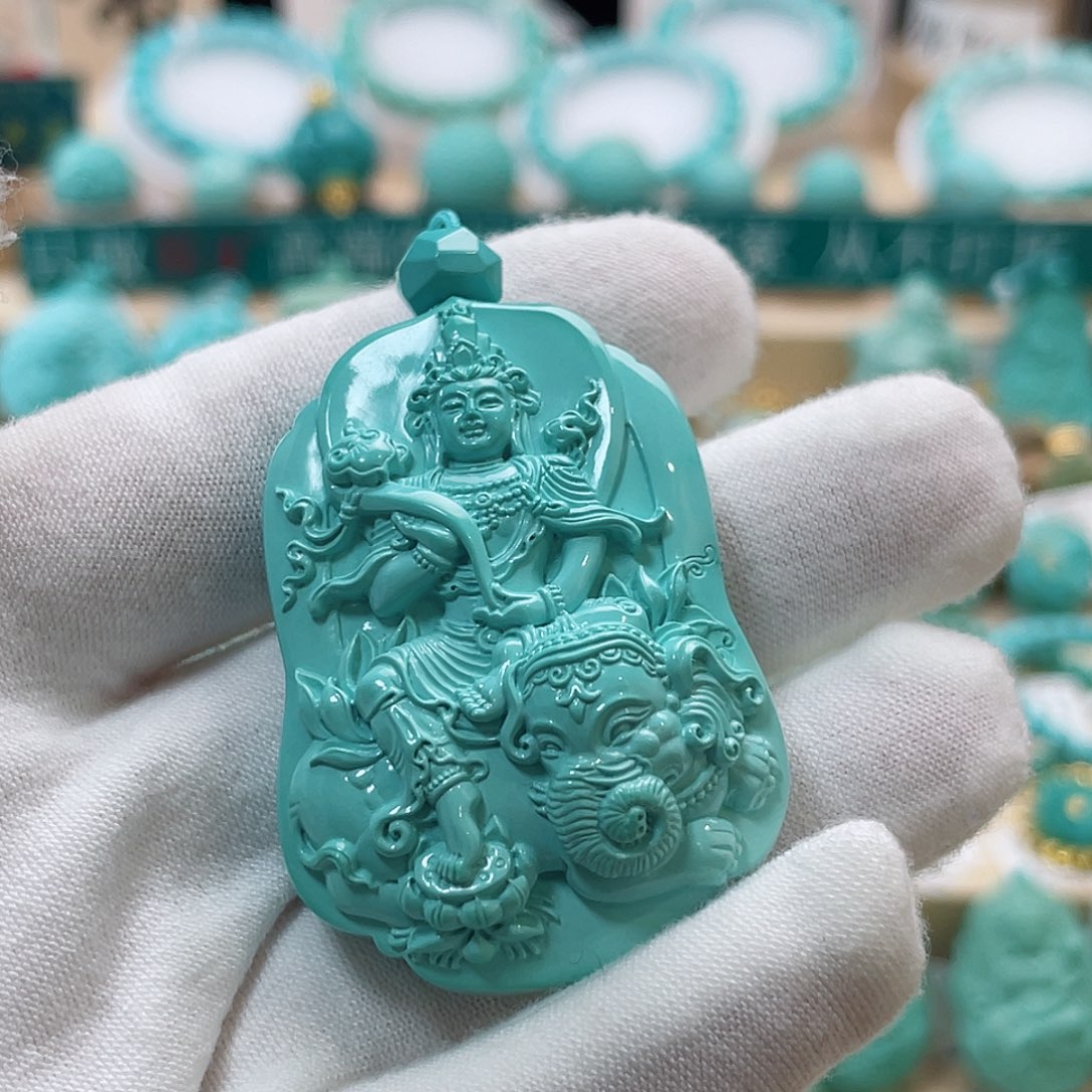 绿松石珠宝奇石未镶嵌