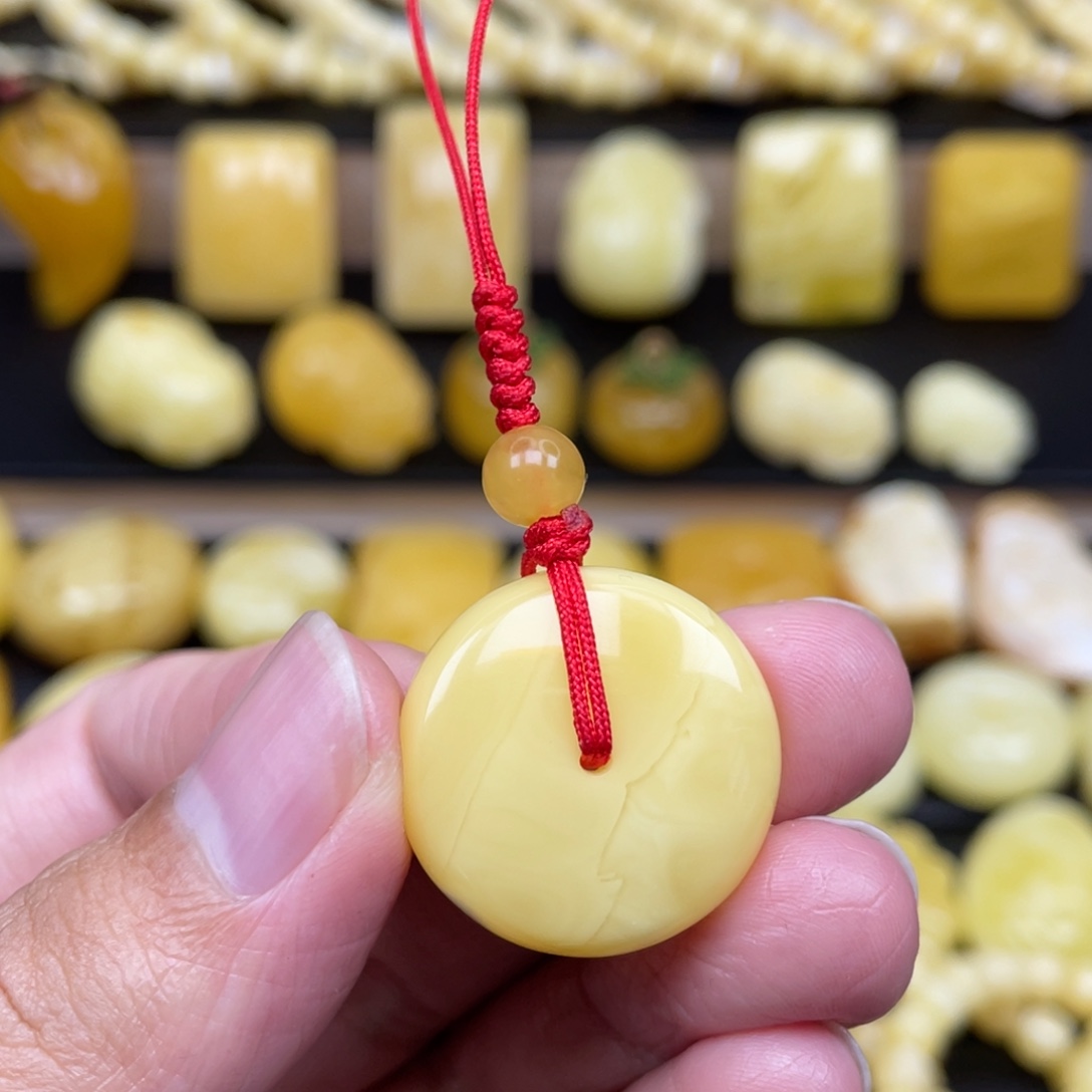 琥珀未镶嵌裸石琥珀蜜蜡