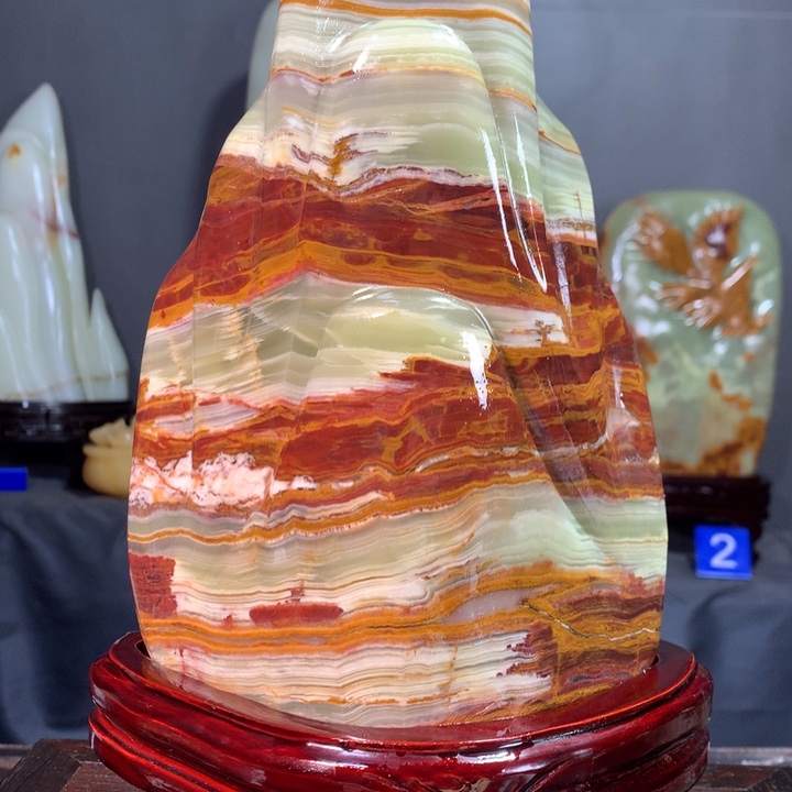 石材天然原石摆件