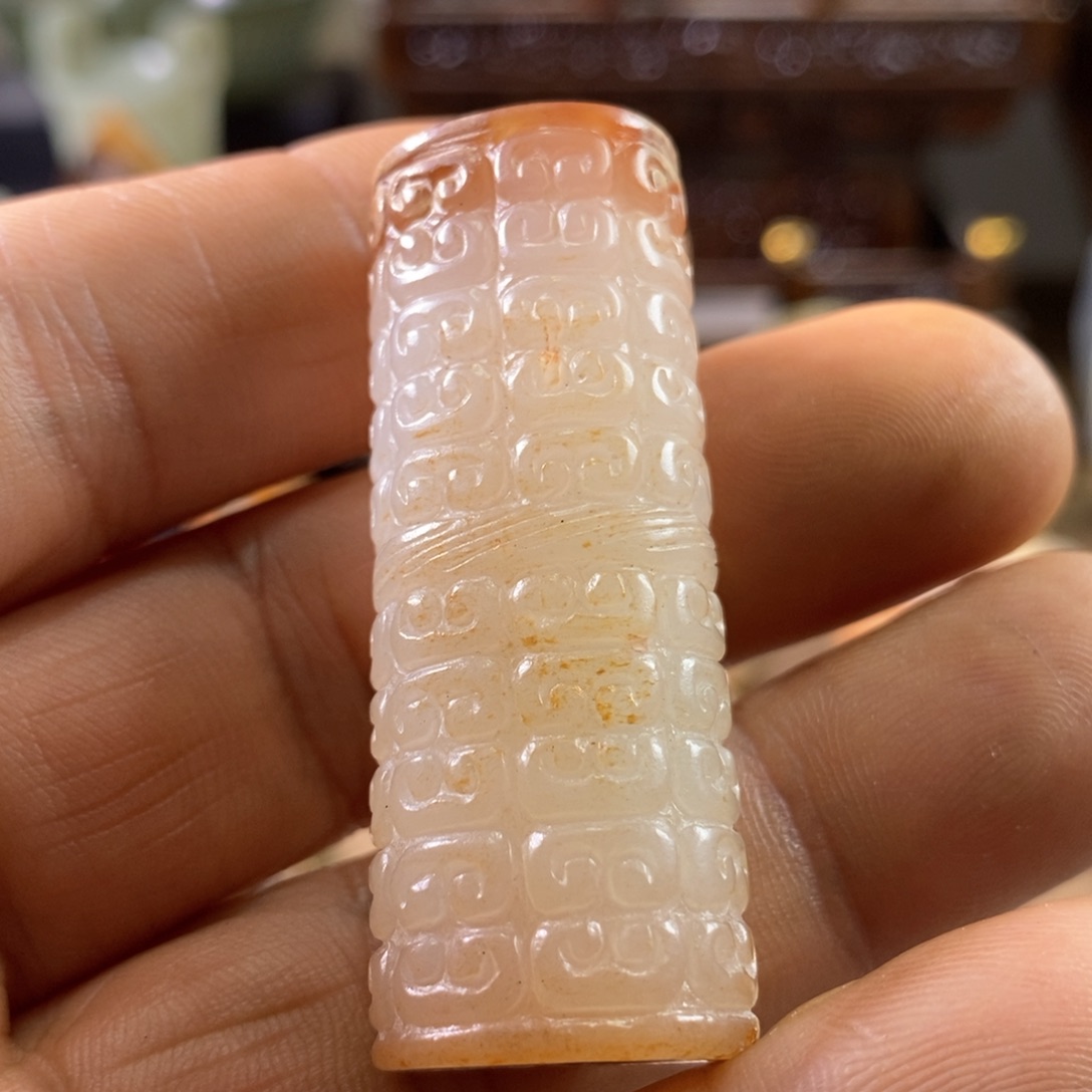 和田玉（糖玉）颈饰未镶嵌