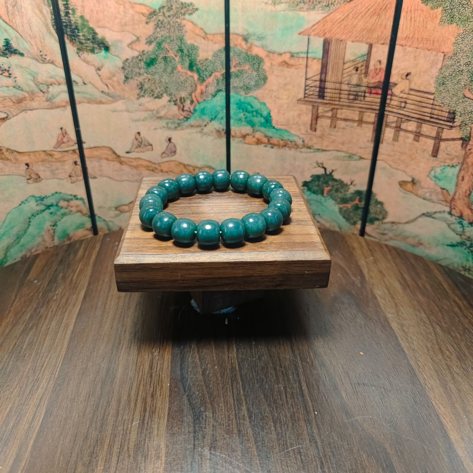 H和田玉桶珠手串（卡12）0948