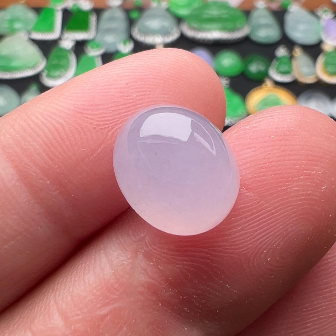 翡翠颈饰未镶嵌蛋面12.2