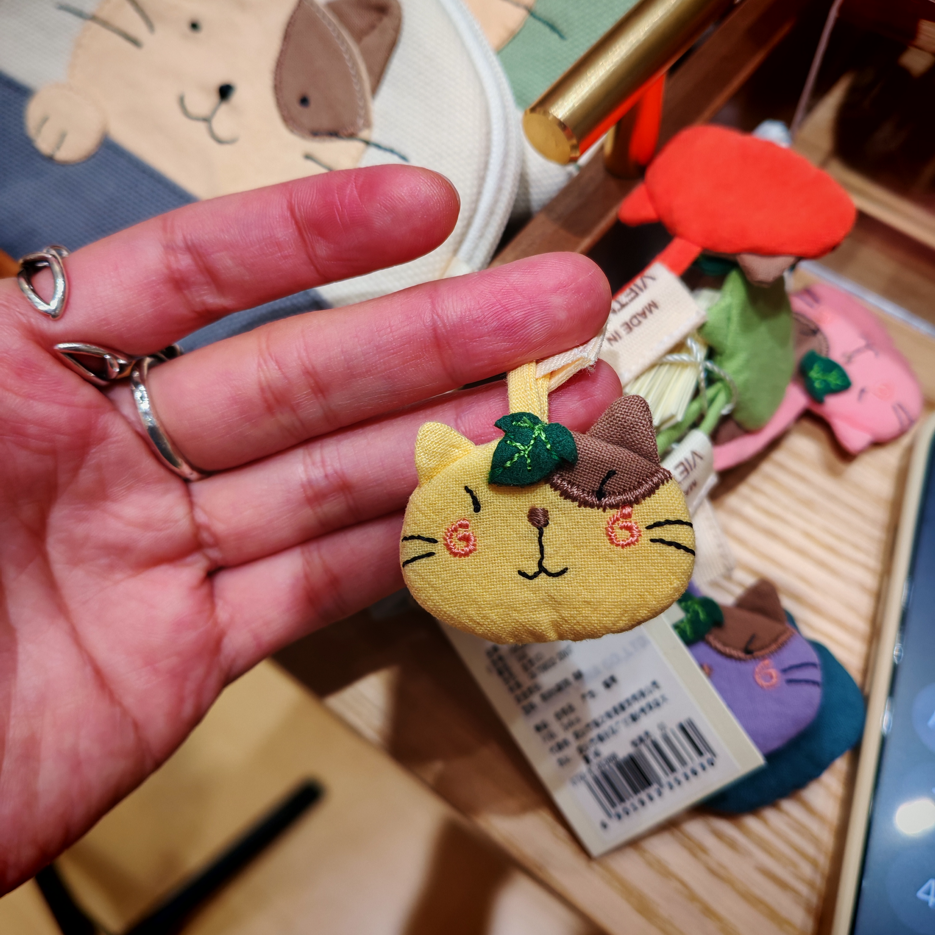 猫头挂件卡拉猫可爱