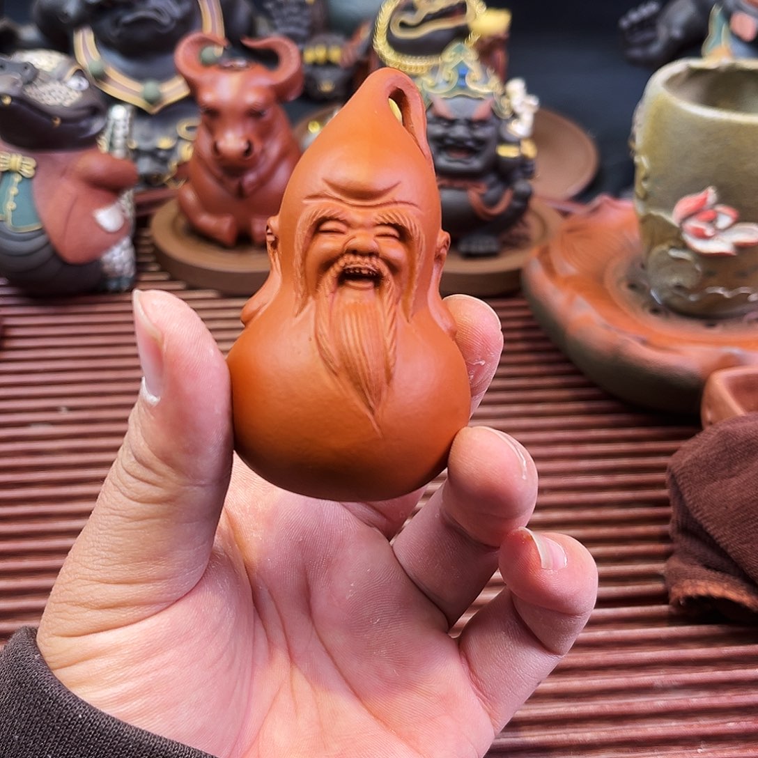 紫砂茶杯高端紫砂雕塑