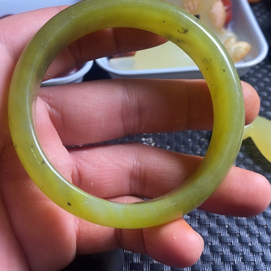 蛇纹石玉合金颈饰