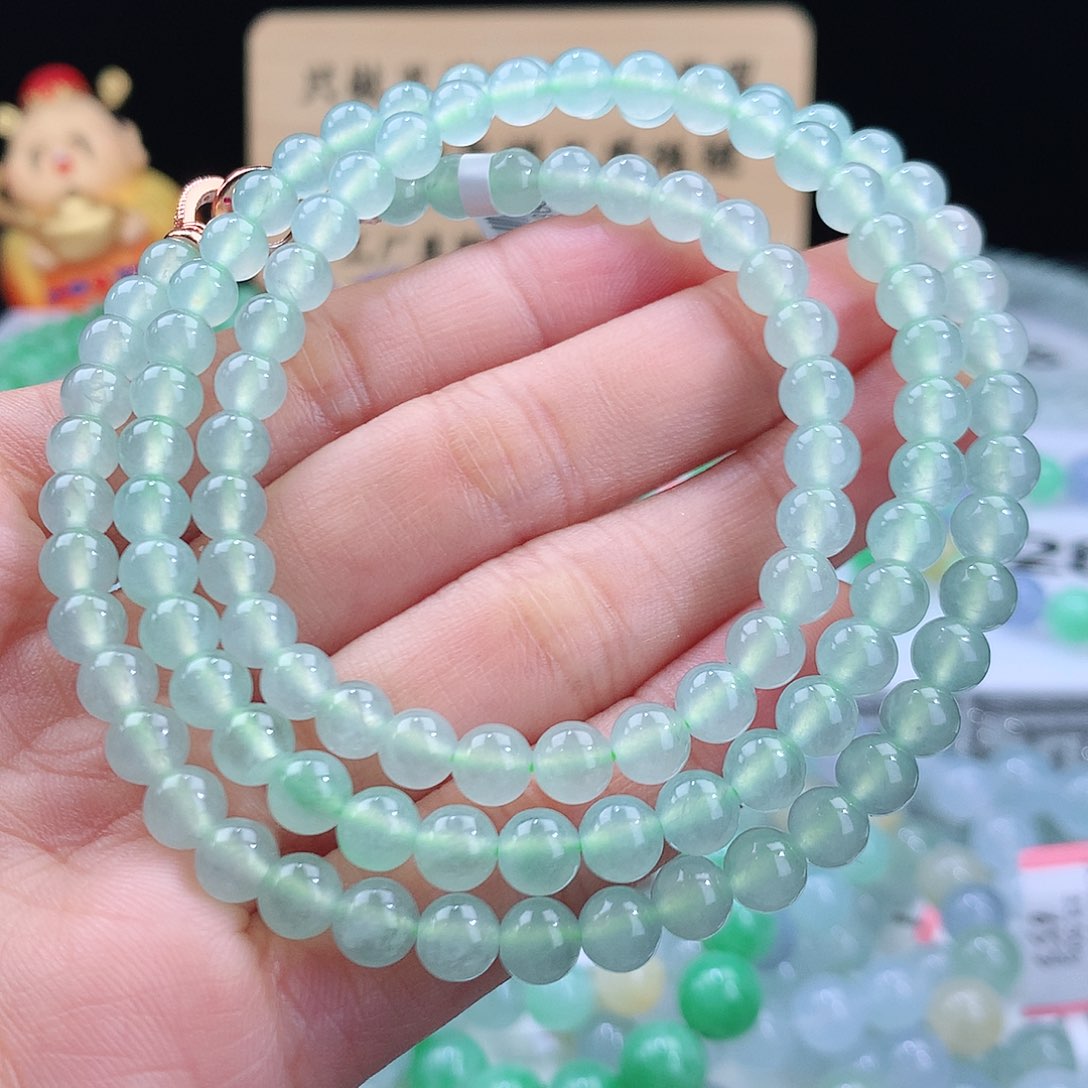 翡翠手链未镶嵌卡6