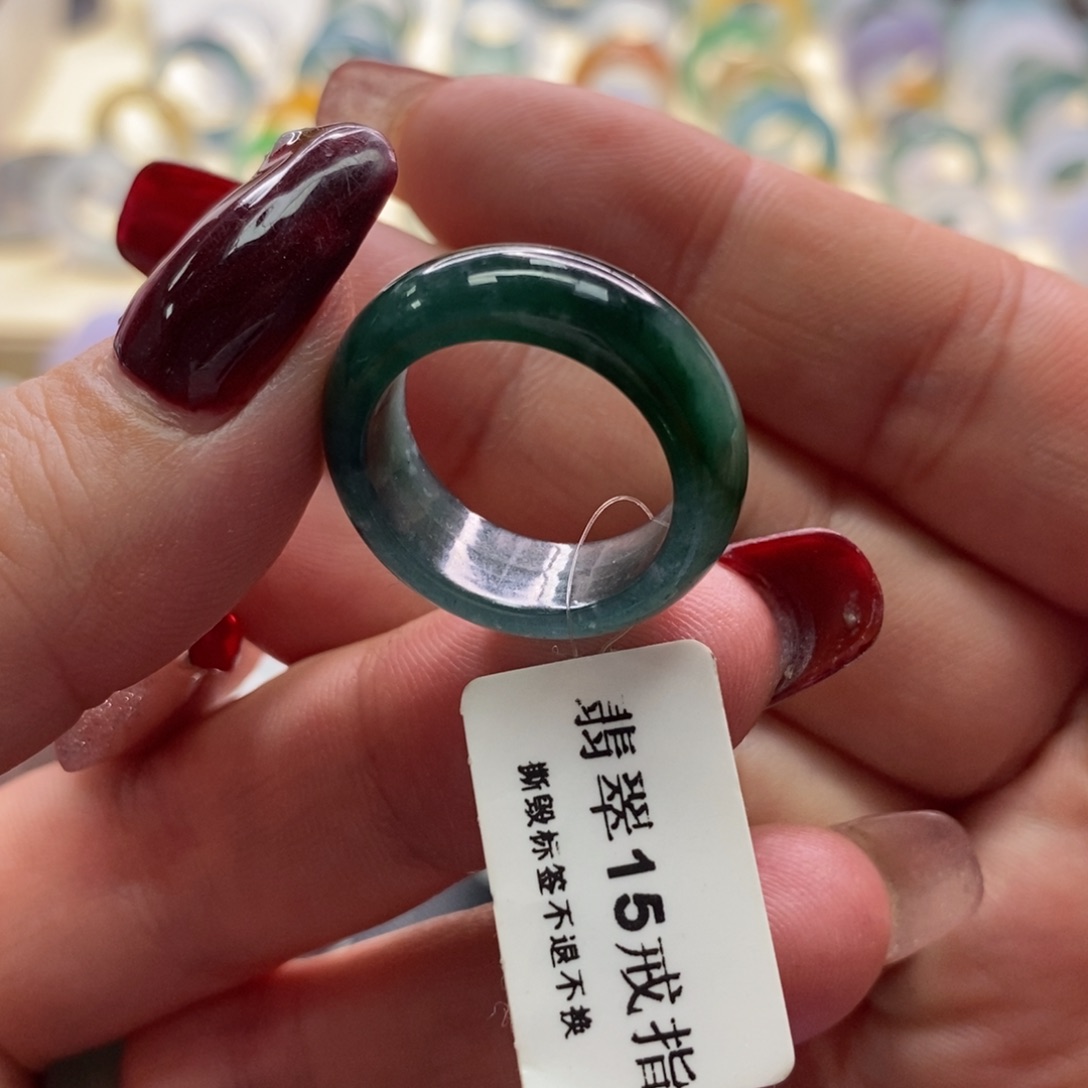 翡翠戒指未镶嵌翡翠戒指15