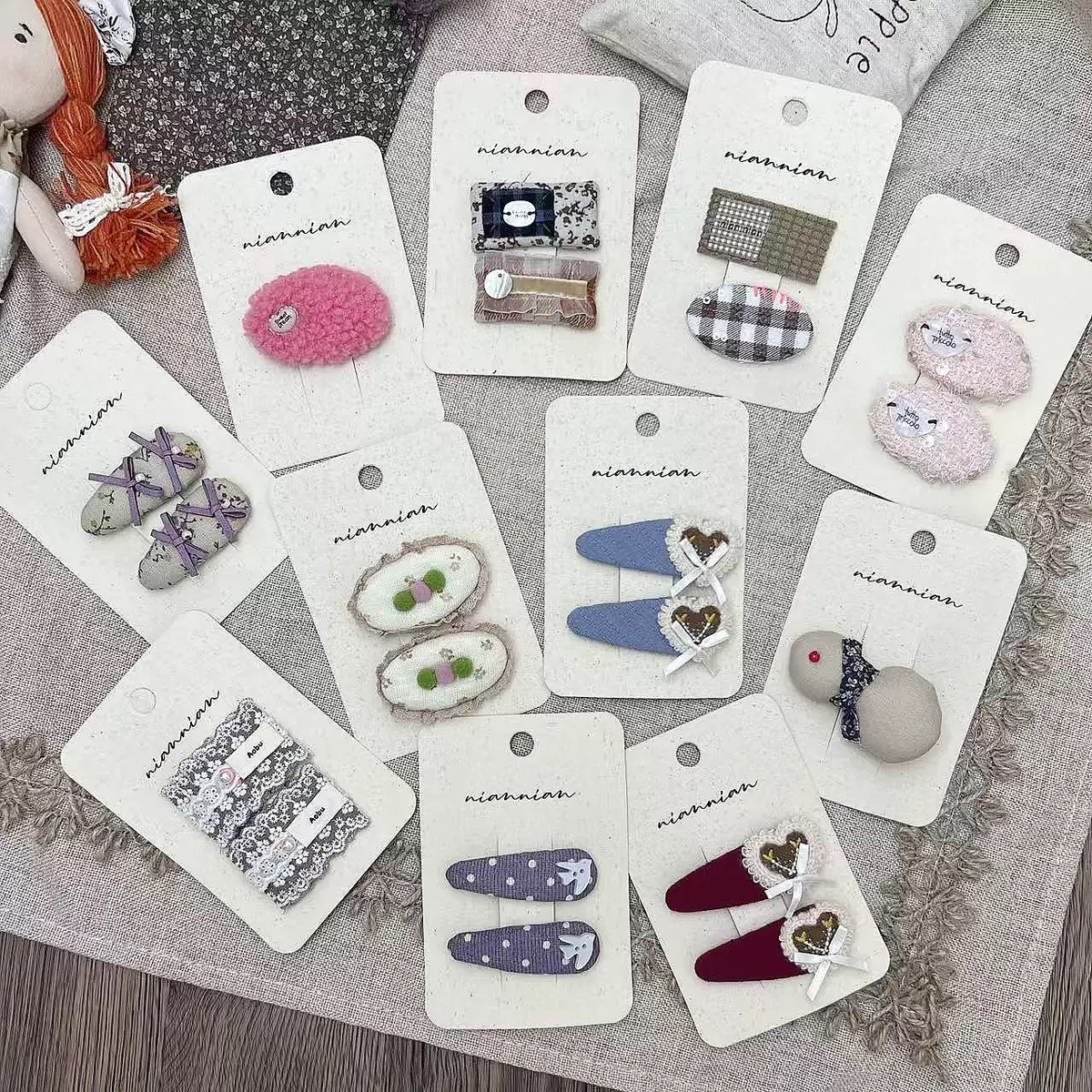 补差价链接 手工制品默认微瑕  no退换 女童韩系发卡发夹发饰bb夹