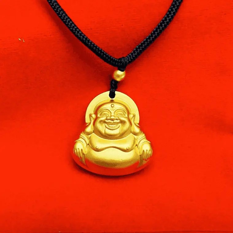 合金吊坠 实心弥勒佛吊坠 2025时尚大气潮流经典百搭男女款