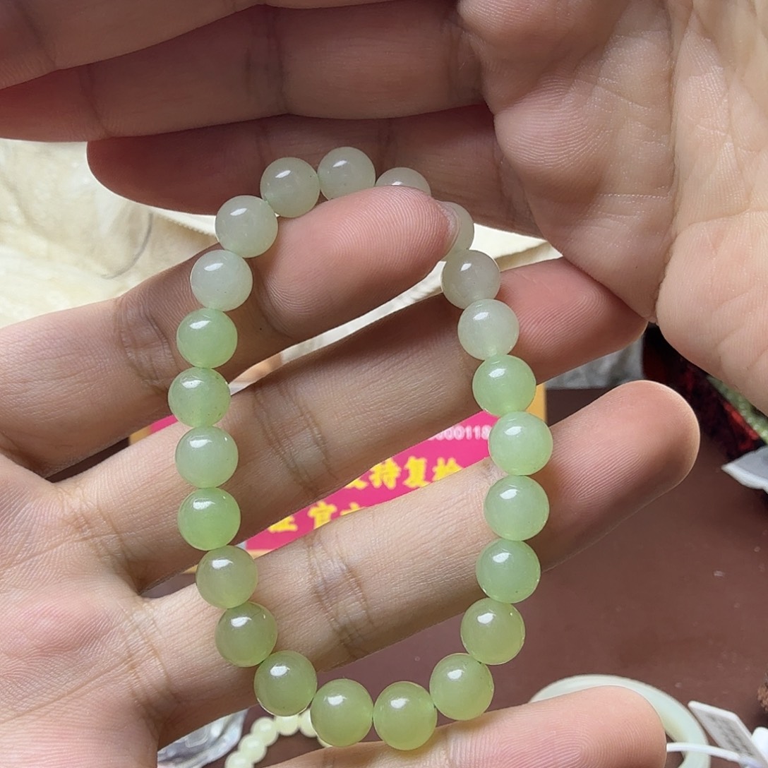 和田玉未镶嵌手串天然和田玉白玉晴水手串 有运费险 特别油润细腻
