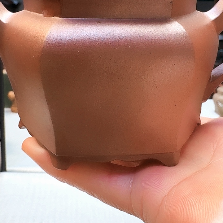紫砂茶案蛤**哥宜兴紫砂工艺美术精品